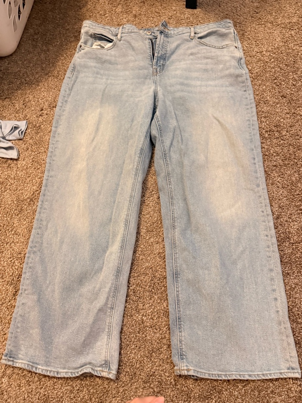Old Navy Light Blue Wide-Leg Jeans